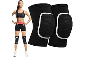 LIFEGILI 1 Paio ginocchiere pallavolo,Ginocchiere Pallavolo per Junior e Adulti, Morbido Elastico Ginocchiere Danza,ginocchiere morbide,ginocchiera sportiva per MTB Basket Pallamano Yoga Allenamento(M)