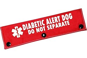 LEVLO Alerte médicale d'urgence pour chien diabétique - Ne pas séparer - Avec étiquette d'identification à suspendre - Pour diabétiques