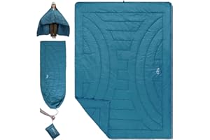 iClimb 3M Thinsulate Insulation Warm Camping Blanket Ultralight Compact (Blue)