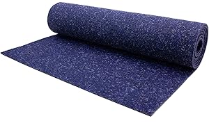 PRIMAFLOR - IDEEN IN TEXTIL Moquette Agugliata TURBO – Blu, 2,00m x 3,00m, Difficilmente Infiammabile B1 | Moquette al Metro in Feltro Agugliato | Moquette Agugliata su Misura