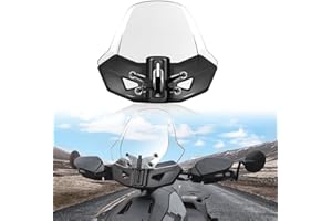 CPOWACE Front Windshield Adjustable Translucent Clear Wind shield Compatible with Can Am Ryker All Models Accessories Replace for 219401023