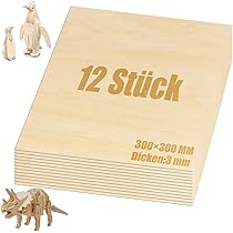 10 Stück Sperrholz Balsaholz Platten 200 X 300 X 1 Produktbild-Vorschau 5