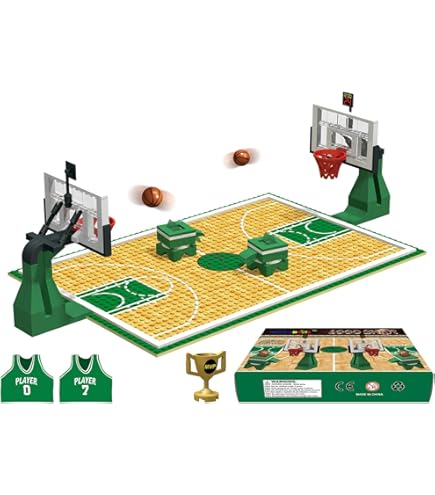 Nicolababe Classic Bouwstenen - Basketbalveld Bouwplaat