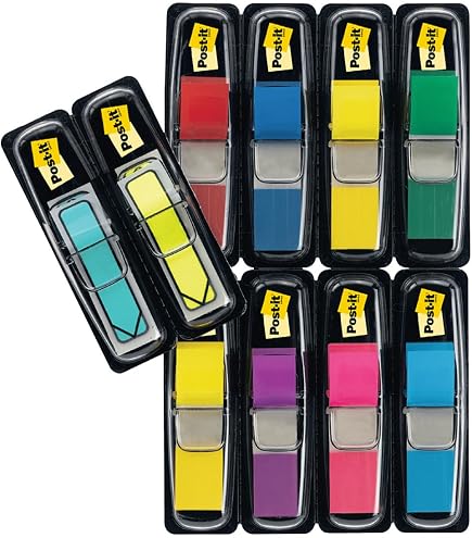 500 Onglets Index Adhésifs - 400 Grands (5.1x4cm) + 100 Petits - 10 Couleurs - Repositionnables - Pour Organisation Et Étude