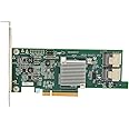 PCI E X8 Array Card,PCI E X8 Disk Array Card, SAS 2308 6G 2 SAS Mini Interface Support 16T Disk HBA Disk Array Card for Databases Server Disks
