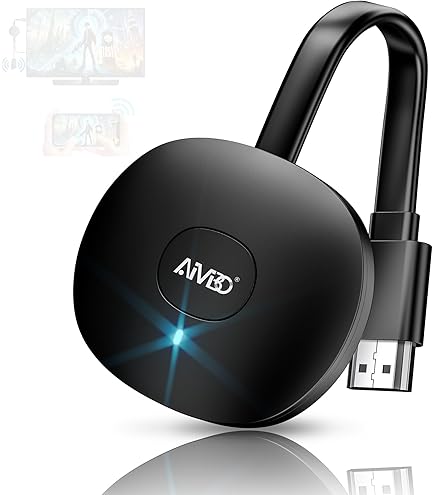 Miracast Chromecast Wireless HDMI Dongle 2.4GHz 4K 1080P HD WiFi Display Miracast Chromecast for TV, Wireless HDMI Adapter for Android, iOS, DLN-A - Wireless Transfer to TV or Projector