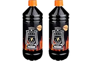 Flameup Cherosene Petrolio per Riscaldamento a Stufa a Lampada a lampade a Camino Riscaldamento detergente 1-24, Numero:2 L