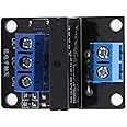 Solid State Relay, SSR Module Board, 1 Channel DC 5V/12V Solid State Relay Module Board, for DIY Electronic Components Trigger(12V)