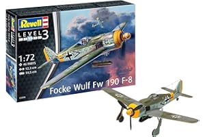 Revell - Focke Wulf FW190 F-8 - Modellino Aereo, 03898, Multicolore