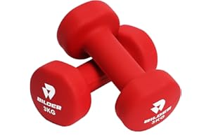 BILDER - Coppia Manubri Palestra, Forma Esagonale e Superficie Antiscivolo, Set Pesi Palestra per Allenamento a Bassa Intensità ed Esercizi di Tonificazione, Pesetti con Rivestimento in Neoprene