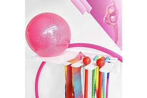 MEOLLO Support mural pour gymnastique rythmique Balle, masse, cerceau, ruban, corde
