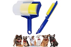 Darryy Katzenhaarentferner, Fusselrolle Tierhaare Abwaschbar, Wiederverwendbare Fusselrollen für Tierhaare, Fusselentferner, für Hundehaare Entfernen, Staub Entfernen