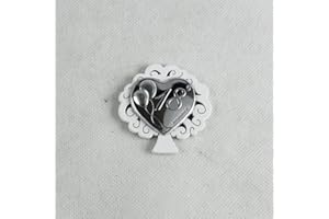 DLM BOMBONIERE DLM26796 (Kit 12 Pezzi) Calamita Magnete Albero della Vita in Legno e Cuore per 18 Diciottesimo Compleanno bomboniera