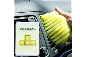ColorCoral Keyboard Cleaner Universal Dust Cleaning Kit Car Cleaning Gadget Electronic Dust Cleaning Slime Putty Detailing Jelly Dust Remover (1Pack)