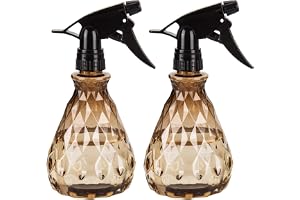 Vwoqiy 2 st. sprayflaskor 500 ml, spridare, tom sprayflaska med justerbart sprayhuvud, vattenspruta, blomspruta för växter, b