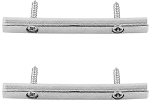 Musiclily String Tension Bar String Retainer for Floyd Rose Tremolo System Electric Guitar,Chrome(2 Pieces)