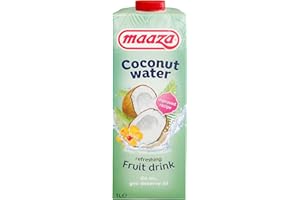 ‎MAAZA Maaza Coconut Water, Kokoswasser zum Genießen, 6x1l Kokoswasser