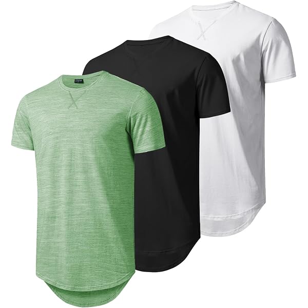 Men’s Slim Fit Workout T-Shirt – Lightweight Gym Tee With Longline Drop Cut, Perfect For Training, Sports & Casual Wear