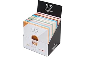 ‎NIO COCKTAILS NIO Cocktails - Nach-dem-Abendessen- und Drink-zu-Hause-Box, 5 Vorgemischte, Trinkfertige Drinks zu Jeweils 10 cl (Sidecar, Whiskey Sour, Tommy's Margarita, Daiquiri, Manhattan), 50 cl