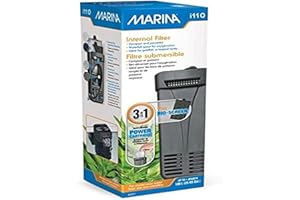 Marina i110 Filtre Submersible pour Aquarium Noir 100 l