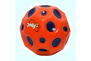 ‎JOLLYGO JollyGo High Bounce Ball 9,5 cm – Extrem Springender Gummiball mit Pop-Effekt – Outdoor Spielzeug & Geschenk für Kinder & Erwachsene – Mehrfarbig