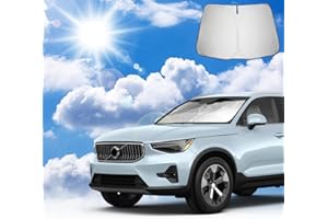 Coleya Parasole per Parabrezza Compatibile con Volvo XC40 2018-2025, Volvo XC40 Accessori Copertura Parasole per Parabrezza Anteriore, Protezione Solare, Ripiegabile, Protezione UV
