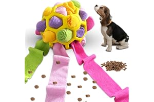 GIGTOOP Schnüffelball für Hunde,Schnüffelteppich für Hunde Gegen Langeweile und Geistige Anregung,Sniffle Leckerli für Kleine Mittelgroße Hunde Haustier (Süssigkeiten Farben)