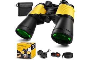MAXLAPTER Binoculars for Adults,20 x 50 Professional High Power Binoculars for Bird Watching,Waterproof Binoculars with Porro BAK4 Prism Len Multilayer-Coated Lenses for Hunting Concert,Theater