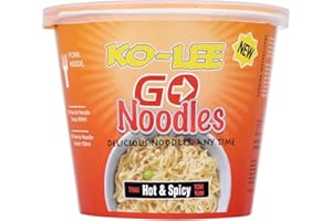 Ko-lee Go Cup Noodles Hot and Spicy Flavour 65 g (Pack of 6)
