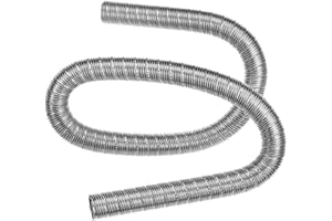 YEARNINGLIFE Tubo di scarico per auto a doppio strato, 100 cm, in acciaio inox, 22 mm, doppio strato, con cappuccio, per riscaldamento ad aria, per Webasto Eberspacher