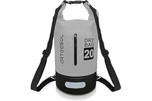 BLACKACE ARTEESOL Waterproof Dry Bag, 5L/10L/20L/30L Waterproof Backpack Dry Sack Rucksack, Swim Bag with Adjustable Shoulder Straps, for Beach Swimming Kayaking Hiking Boating Canoeing Surfing Fishing