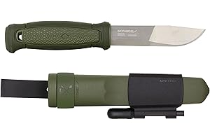 MORAKNIV Mora Cuchillo de supervivencia Kansbol Kit con funda de polímero - Verde