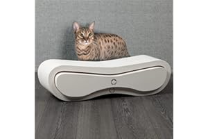 CanadianCat Company | Kratzbrett Set - Orbit+Satellite 2.0 - White Edition - gemasert - Katzenmöbel in weiß