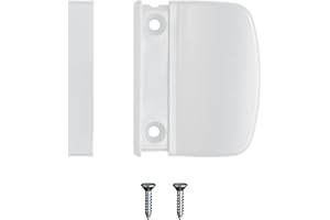 ‎ESTIKA Estika Balkontürgriff außen, Kunststoff, Außen, kleben, Weiß, Anthrazit, Griff für Terrassentür Außen, Türgriff Balkontür, balkontür ziehgriff, Balkonverriegelung