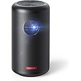 Anker Nebula Capsule Max, mini rzutnik, projektor w rozmiarze pint, Wi-Fi, 200 lumenów ANSI, głośnik 8 W, obraz 100 cali, 4 g