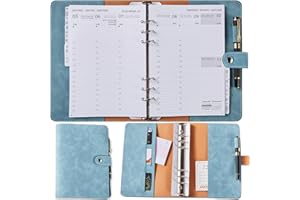 YHH Kalendarz średni A5 na rok 2025 2026, od 25 sierpnia do 26 lipca, tygodniowy planer terminarzy z zakładkami miesięcznymi, dodatkowymi notatkami, kontaktami, miękka okładka, dziennik akademicki 2025