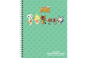 Animal Crossing 16-month 2023-2024 Weekly/Monthly Planner Calendar
