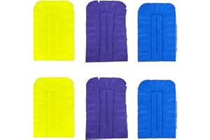 JEBBLAS Duster Piumini Catturapolvere, lavabili, riutilizzabili, per la pulizia di ventilatori da soffitto e legni duri (3 colori, 6 pezzi) Adatto per maniglie Swiffer.