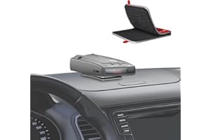 Radar Detector Dash Mount 2-Pack – Compatible with Cobra, Uniden, Escort & More, Heat-Resistant Hook-and-Loop Base, Unobstructed View, Secure & Adjustable Installation