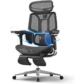 Hbada E3 Pro Ergonomic Office Chair &ndash; Dynamic Lumbar Support with 3 Zones, 4D Headrest and 6D Arms, Ergonomic Desk Chair with