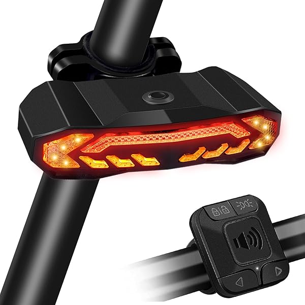 Gilet LED Indicatori Direzione - Gilet Riflettente Con Telecomando Per Bici - Foto 5