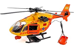 Tachan - Heroes de Ciudad - Helicoptero de Rescate - Luces y Sonidos - Rotor con Movimiento - 1:12 - +3 (CPA Toy Group 757T00896)