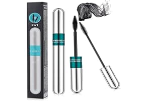 AONAT Mascara Black Waterproof, 4D Lash Volumising Mascara, Extra Long Thick & Voluminous Lash Mascara, Waterproof Long-lasting Mascara, Volumising & Lengthening Mascara, Black, 9g