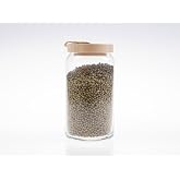 Bivium Bambu Kapaklı Hava Ge&ccedil;irmez Cam Kavanoz, Saklama Kabı, Makarna, Kuruyemiş, Bakliyat, Erzak Kavanozu (1 Adet, 1200 ml)
