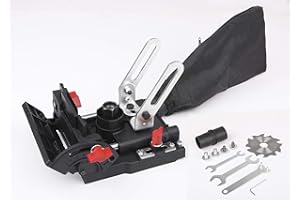 Aidelife Flachdübelfräse set für Flachdübelverbindungen Mit Staubfangbeutel,Nutfräser 100mm und Montagewerkzeug,Frästiefe 20 mm