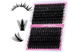 FADLASH Manga Lash Clusters 60D+80D Ögonfransförlängning 8-16mm Manga-Effekt Fjäderliknande Självmonterade ögonfransar Volym