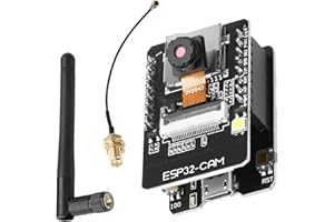 Diymore para ESP32-CAM-MB Placa de Desarrollo Inalámbrica Bluetooth con Módulo de Tarjeta TF de Cámara 2640 (OV Series Lens),Módulo de Cámara para ESP32 con Antena Externa