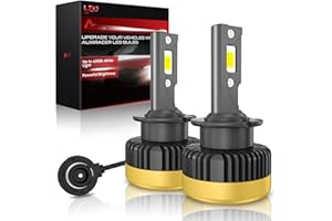 AUXIRACER Lampadina LED D2S, Nuova Versione D2S LED CANBUS Faro Sostituire OEM Xenon HID Lampadina, 30000LM 100W 6000K Bianco Estremamente Luminoso Kit di Conversione Lampada LED (2 PCS)