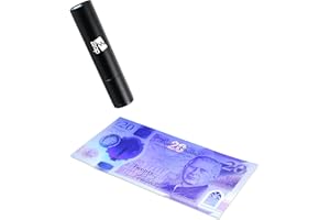 ZZap D5 UV Counterfeit Detector Torch – 365nm Ultraviolet Light for Banknote Verification & Cash Handling – Rechargeable, 3W UV Light for IDs, Inks, Security, Outdoor Use & More