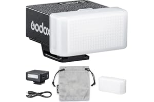 GODOX iM20 Camera Flash Mini Camera Flash, 5 Stages Flash Output, 6000K±200K with Optical Control S1/S2 Godox im20 Mini Flash for Canon Sony Nikon Fuji Olympus (IM20 with diffuser)